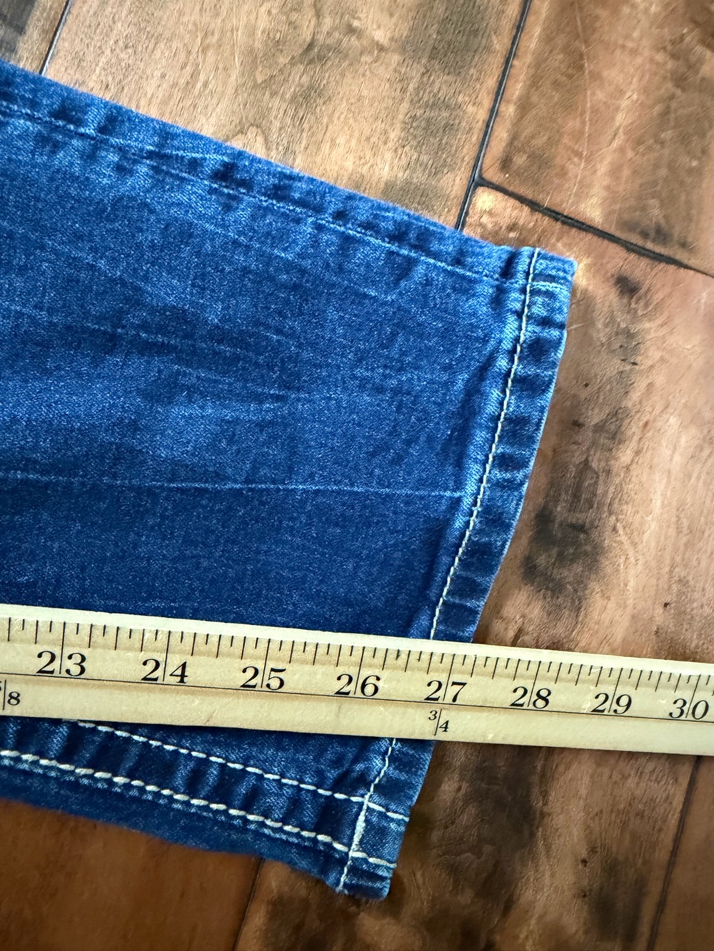 Miss Me Embellished Feather Pocket Cropped Bootcut Jeans 31 - Picture 11 of 12